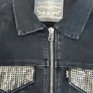Levi's Sequins Jeans Jacket